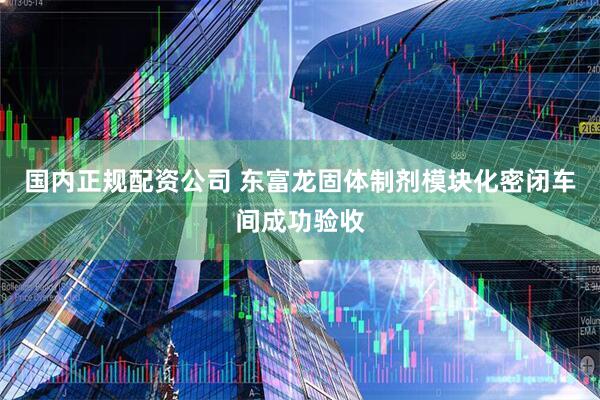 国内正规配资公司 东富龙固体制剂模块化密闭车间成功验收
